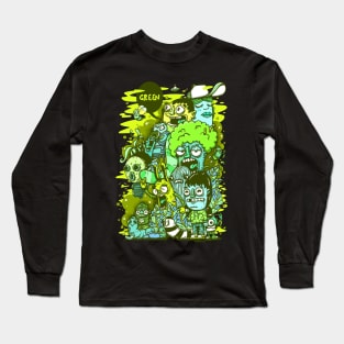 green project Long Sleeve T-Shirt